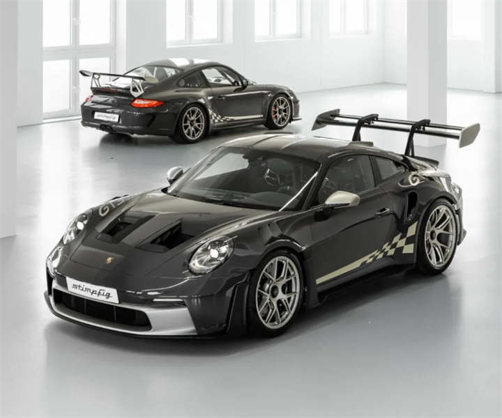  Mô hình xe Porsche 911 GT 3 RS tỉ lệ 1:64 Stance Hunters OT64558 