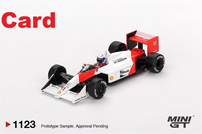  Mô hình xe McLaren MP4/4 #11 Alain Prost 1988 Japanese Grand Prix 2nd Place tỉ lệ 1:64 MiniGT MGT01123-BL - NoChase 