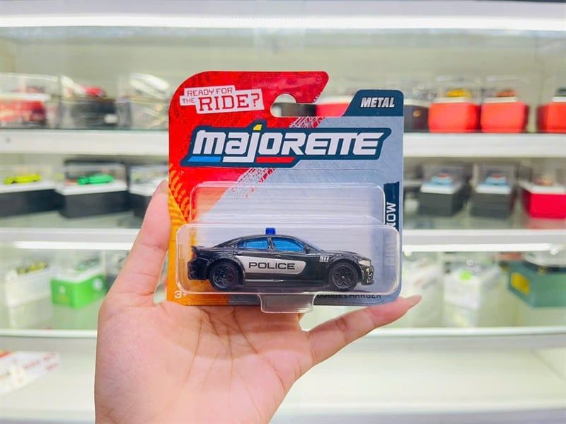  Mô hình xe Street car Dodge Charger Police tỉ lệ 1:64 Majorette 8501000000 
