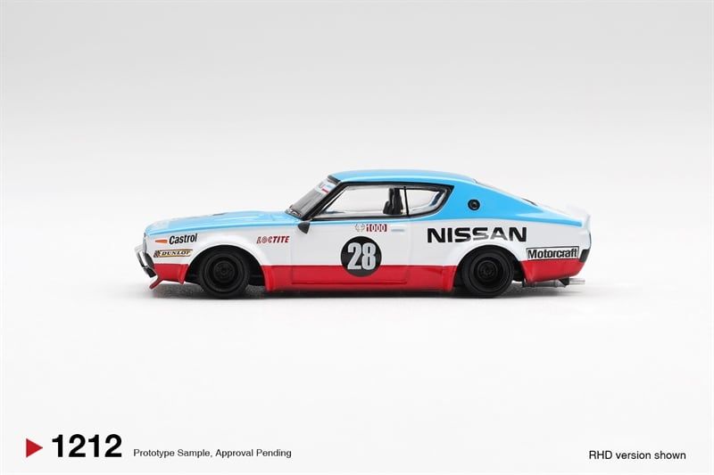  Mô hình xe Nissan Skyline Kenmeri Liberty Walk Nissan Racing '75 concept tỉ lệ 1:64 MiniGT 