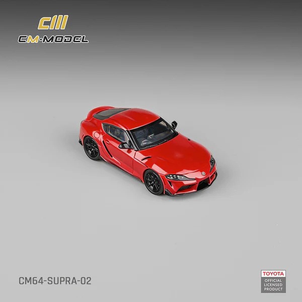  Mô hình xe Toyota GR Supra Renaissance Red 2.0 tỉ lệ 1:64 CM model CM64-Supra-02 