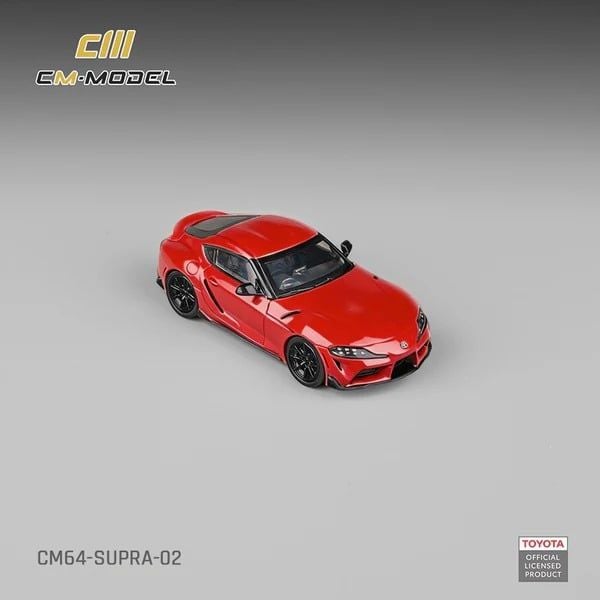  Mô hình xe Toyota GR Supra Renaissance Red 2.0 tỉ lệ 1:64 CM model CM64-Supra-02 