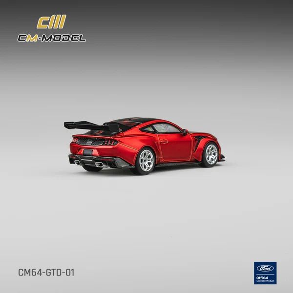  Mô hình xe Ford Mustang GTD Chroma Flame tỉ lệ 1:64 CM model CM64-GTD-01 