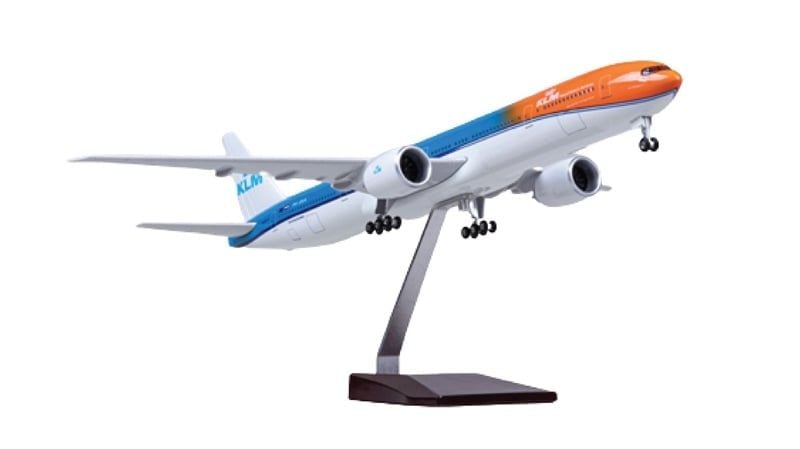  Mô hình máy bay KLM Boeing B777-300ER Hà Lan PH-BVA / Orange Pride livery 47cm No LED MB47093 