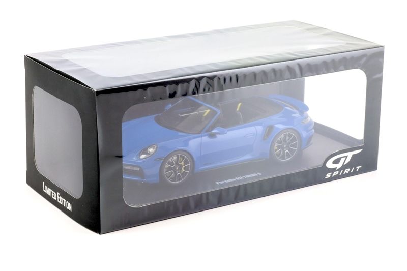  Mô hình xe Porsche 911 (992) Turbo S Convertible 2020 Shark Blue tỉ lệ 1:18 GT Spirit GT441 
