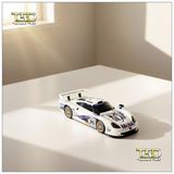  Mô hình xe ô tô Porsche 911 GT1 24h LeMans 1997 Paint Job tỉ lệ 1:64 Transcend Model OT64551 