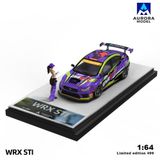  Mô hình xe Subaru WRX STI EVA tỉ lệ 1:64 Aurora Model AM645429-1 