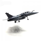  Mô hình máy bay quân sự French Dassault Rafale B NATO Tiger gray tỉ lệ 1:100 Ns models MBQS067 