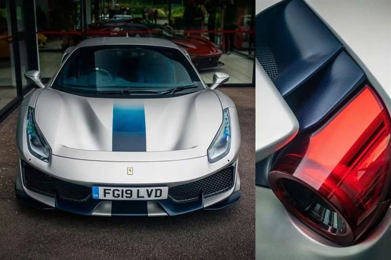  Mô hình xe Ferrari Novitec 488 Pista tỉ lệ 1:64 Stance Hunters OT64566 