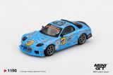  Mô hình xe Mazda RX-7 RE-Amemiya 2025 D1GP bản card tỉ lệ 1:64 MiniGT MGT01195 