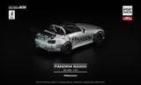  Mô hình xe Honda S2000 PANDEM S2000 SILVER mở capo tỉ lệ 1:64 Poprace PR640451 