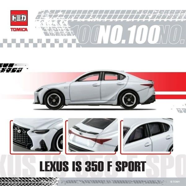  Mô hình xe Lexus IS 350F Sport No.100 tỉ lệ 1:65 Tomica 188186 