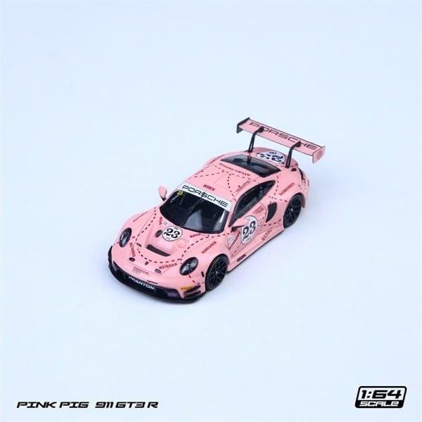  Mô hình xe Porsche 911 GT3 R Pink Pig Livery tỉ lệ 1:64 Star race SR64043 