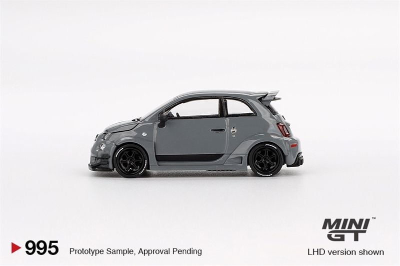  [Hàng Loose] Mô hình xe Abarth 595 LB-WORKS x Abas Works Grey tỉ lệ 1:64 MiniGT MGT00995-CH 