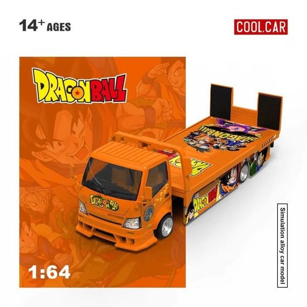  Mô hình xe H300 Flatbed Transport Trailer Dragon Ball-themed Die-Cast Car Model tỉ lệ 1:64 CCC647233ool Car 