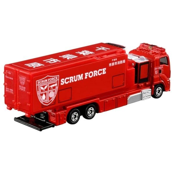  Mô hình xe Ichihara city Fire Vehicle Scrum Force Long No.121-3 Tomica tỉ lệ 1:64 189398 