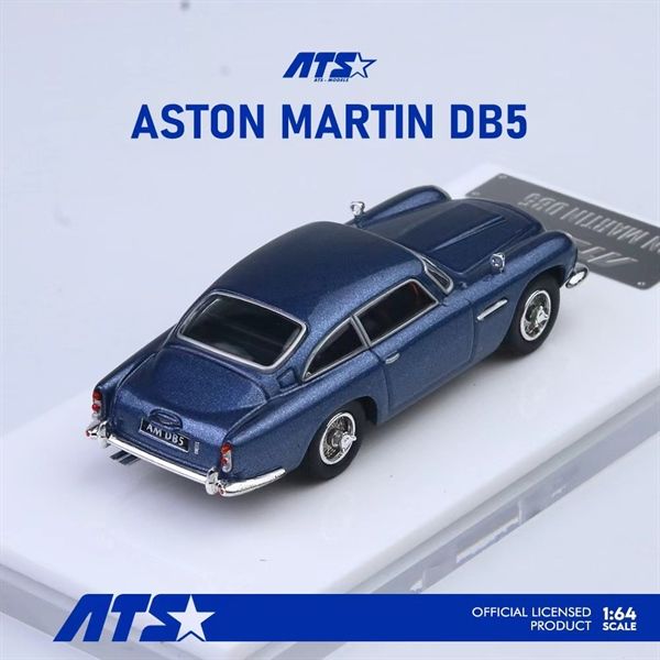  Mô hình xe Aston Martin DB5 - Metallic Blue tỉ lệ 1:64 TS (Aites) Car Model ATS881204 