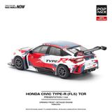  Mô hình xe Honda Civic Type-R (Fl5) Tcr Presentation tỉ lệ 1:64 Poprace PR640153 