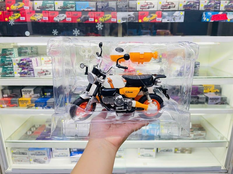  Mô Tô Ba Bánh có thùng (sidecar) Tỉ Lệ 1:12 Cailixin Model CLX57223 