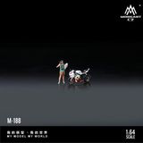  Set mô hình mô tô và figure nhân vật Yamaha R6 Joker tỉ lệ 1:64 More Art MO222188 