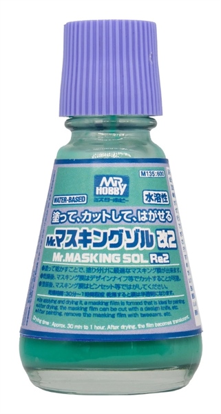  Dung dịch che sơn mô hình M135 Mr. Masking Sol Re2 20ml Mr hobby M135 