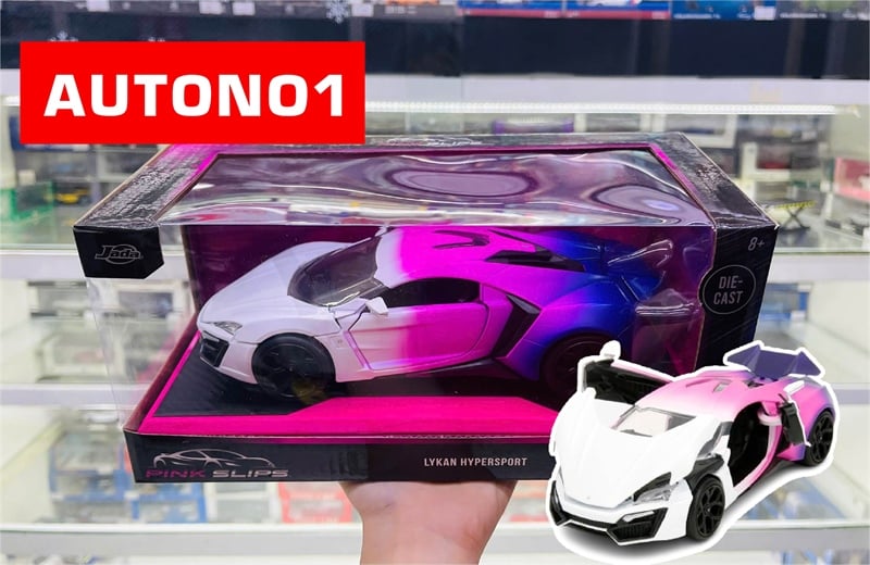  Mô hình xe Lykan Hypersport Pink Slips tỉ lệ 1:24 Jada Toys 35058 