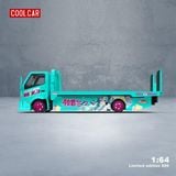  Mô hình xe tải cứu hộ H300 flatbed transport trailer - Hatsune Miku tỉ lệ 1:64 Coolcar CC647214 