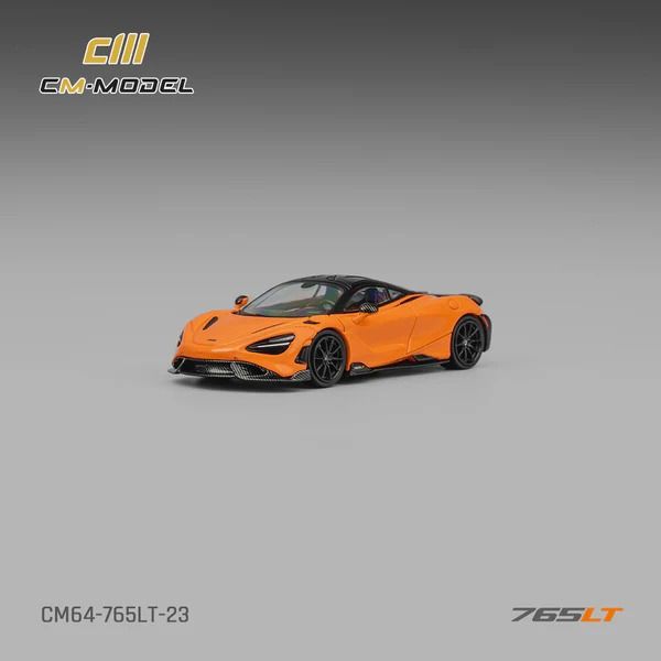  Mô hình xe Mclaren 765LT Papaya orange tỉ lệ 1:64 CM model CM64-765LT-23 