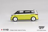  Mô hình xe Volkswagen ID.Buzz Candy White / Pomelo Yellow tỉ lệ 1:64 MiniGT MGT01110 