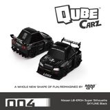  Mô hình xe Nissan LB-R34 Supper Silhouette Skyline Black MiniGT - QubeCarz MGTQC004 