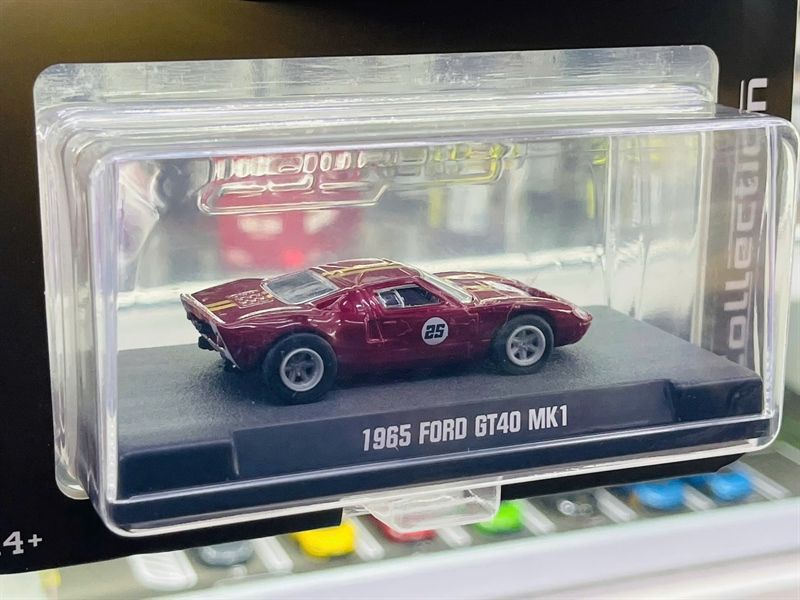  Mô hình xe 1965 Ford GT40 MK1 Racing no.25 Red premium tỉ lệ 1:64 Majorette 8505001008 