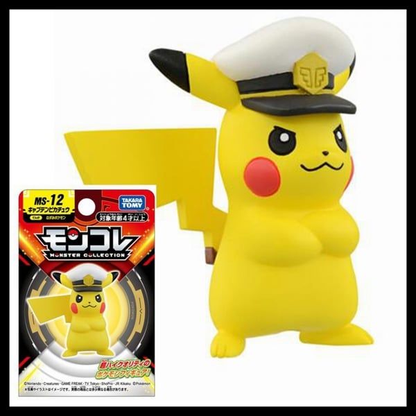  Mô hình nhân vật Pokemon Moncolle MS-12 Captain Pikachu Takara Tomy 946212 