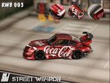  Mô hình xe Porsche RWB 993 Coca Cola Livery (2 Versions) tỉ lệ 1:64 Street Weapon model OT64745 