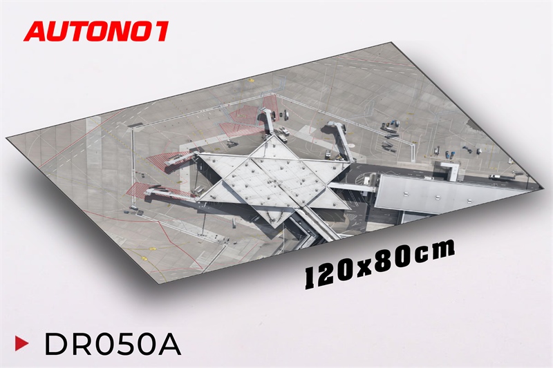  Phụ kiện trưng bày bãi đáp chất liệu in pp 80x120cm cán mờ chống nước bụi bẩn dành cho máy bay mô hình nhiều tỉ lệ DR050 