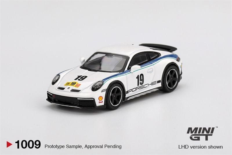 Mô hình xe Porsche 911 Dakar Rally 1974 tỉ lệ 1:64 MiniGT MGT01009 