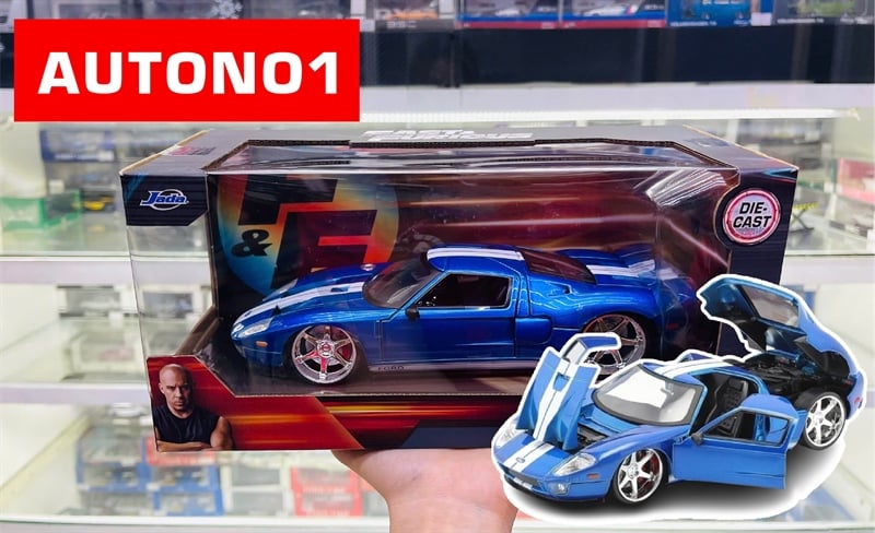  Mô hình xe Fast & Furious 2005 Ford GT tỉ lệ 1:24 Jada Toys 97177 