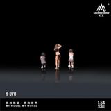  Mô hình nhân vật figure set 3 người nữ chụp ảnh Photographer resin tỉ lệ 1:64 MoreArt MO223070 
