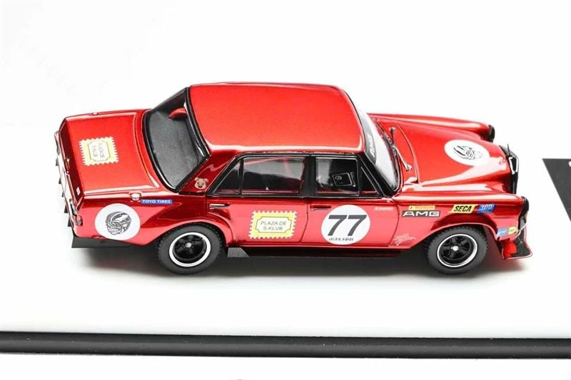  Mô hình xe Mercedes-Benz 300 SEL 6.8 AMG Red Pig #77 tỉ lệ 1:64 Glory Model OT647022 
