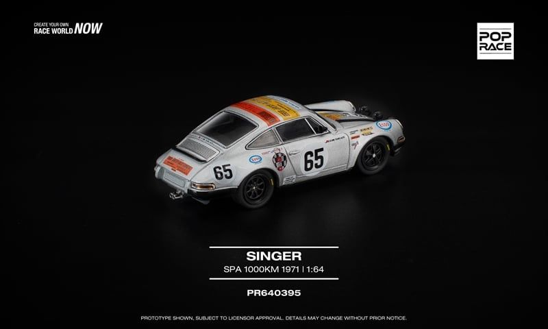  Mô hình xe Singer SPA 1000km 1971 tỉ lệ 1:64 Pop Race PR640395 