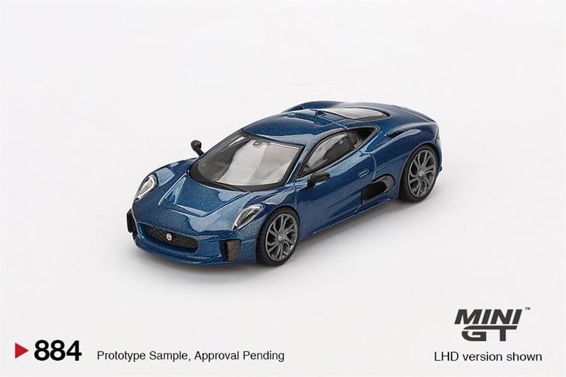  Mô hình xe Jaguar C-X75 Blue tỉ lệ 1:64 MiniGT MGT00884-CH 