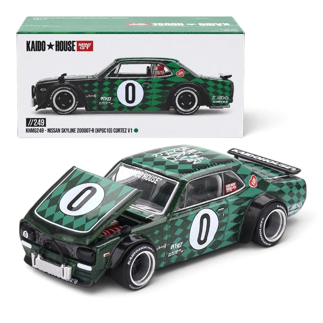  Mô hình xe Nissan Skyline 2000GT-R (KPGC10) Cortez V1 tỉ lệ 1:64 Kaido House x MiniGT KHMG249 