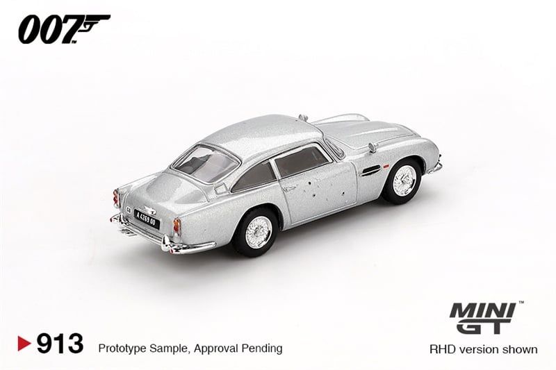  Mô hình xe ô tô Aston Martin DB5 “Skyfall” Packaging (NO CHASE CAR) bản card tỉ lệ 1:64 MiniGT MGT00913-007 