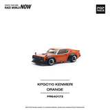  [Hàng Loose] Mô hình xe Skyline GT-R V8 Drift (Kenmeri) Orange tỉ lệ 1:64 Poprace PR640173 