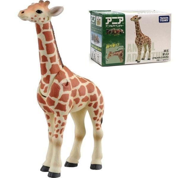  Mô hình động vật hươu cao cổ con ANIA AS-12 Giraffe (Kid) Takara Tomy 871057 