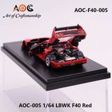  Mô hình xe Ferarri LBWK F40 Red tỉ lệ 1:64 Art of Craftsmanship AOC-F40-005 