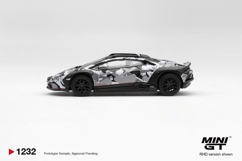  Mô hình xe Lamborghini Huracán Sterrato All Terrarin NEVE tỉ lệ 1:64 MiniGT MGT01232-CH 