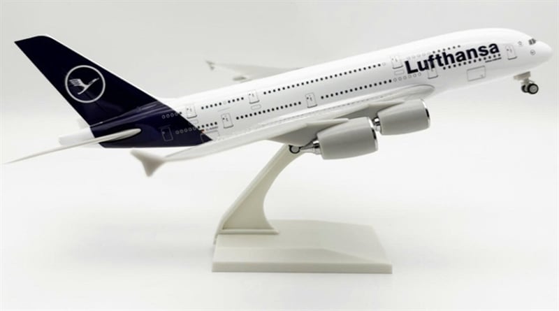  Mô hình máy bay Germany Lufthansa Airbus A380 30cm MB30004 