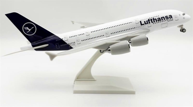  Mô hình máy bay Germany Lufthansa Airbus A380 30cm MB30004 