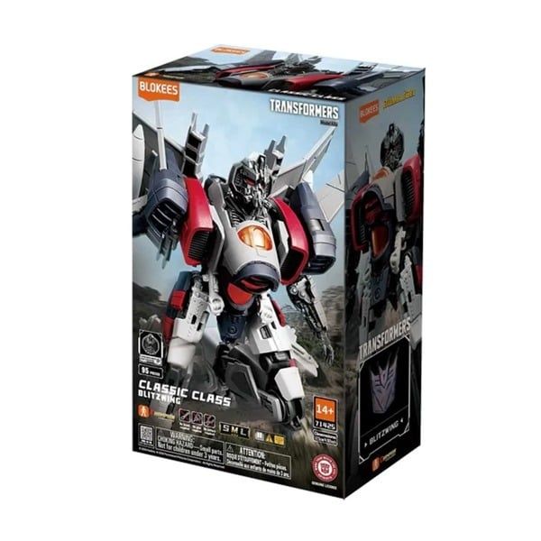  Mô hình lắp ráp có đèn serries Transformers Classic Class(CC) Movie Bumblebee 25 Blitzwing (Luminous Eyes & Chest) Blokees 71425 