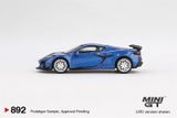  [Hàng Loose] Mô hình xe Chevrolet Corvette Z06 2023 Elkhart Lake Blue Metallic tỉ lệ 1:64 MiniGT MGT00892 